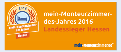 Landessiegerplakette - mein-Monteurzimmer des Jahres 2016 Landessiegerplakette - mein-Monteurzimmer des Jahres 2016