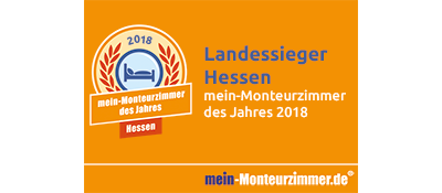 Landessiegerplakette - mein-Monteurzimmer des Jahres 2018 Landessiegerplakette - mein-Monteurzimmer des Jahres 2018