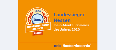 Landessiegerplakette - mein-Monteurzimmer des Jahres 2020 Landessiegerplakette - mein-Monteurzimmer des Jahres 2020